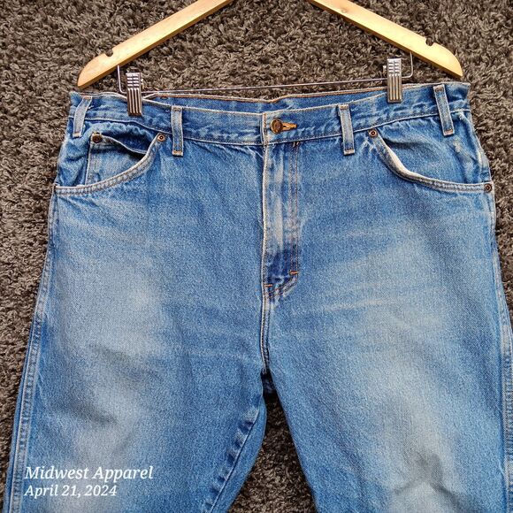 Dickies Jeans Men 36x30 Blue Stone Wash Casual Straight Workwear‎ Pants - Picture 1 of 13
